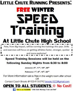 Information on Speed Training